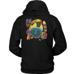 HUES Yellow Face Unisex Pullover Hoodies