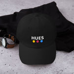 HUES Classic Embroidered Logo Dad Hat