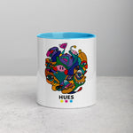 HUES Abstract Art Pop Color Mugs