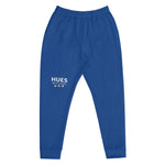 HUES Brand Logo Print Royal Blue Men's Joggers